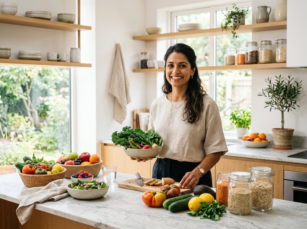 Coach Nikita Arora Juneja in kitchen